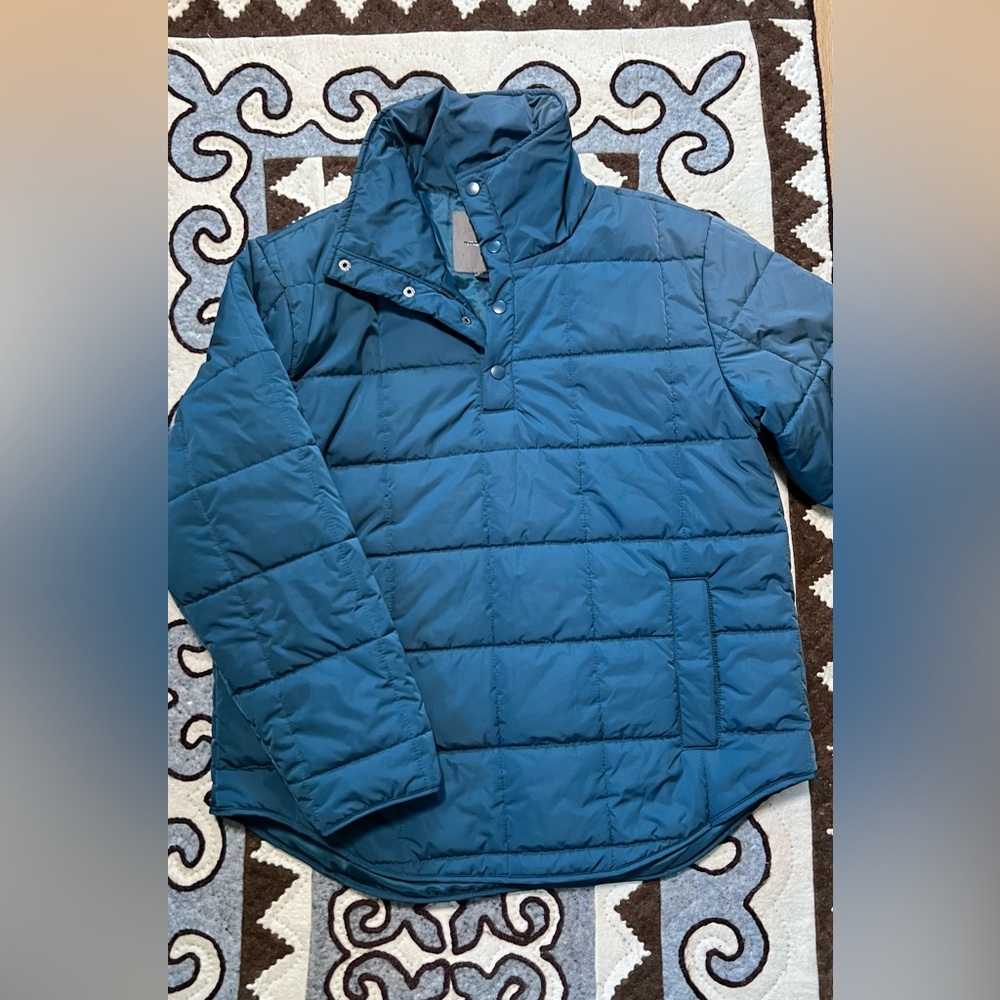 Puff jacket Color peacock
